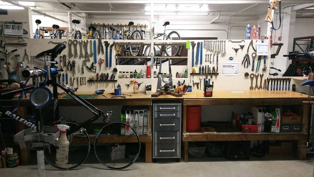 tools for bike workshop